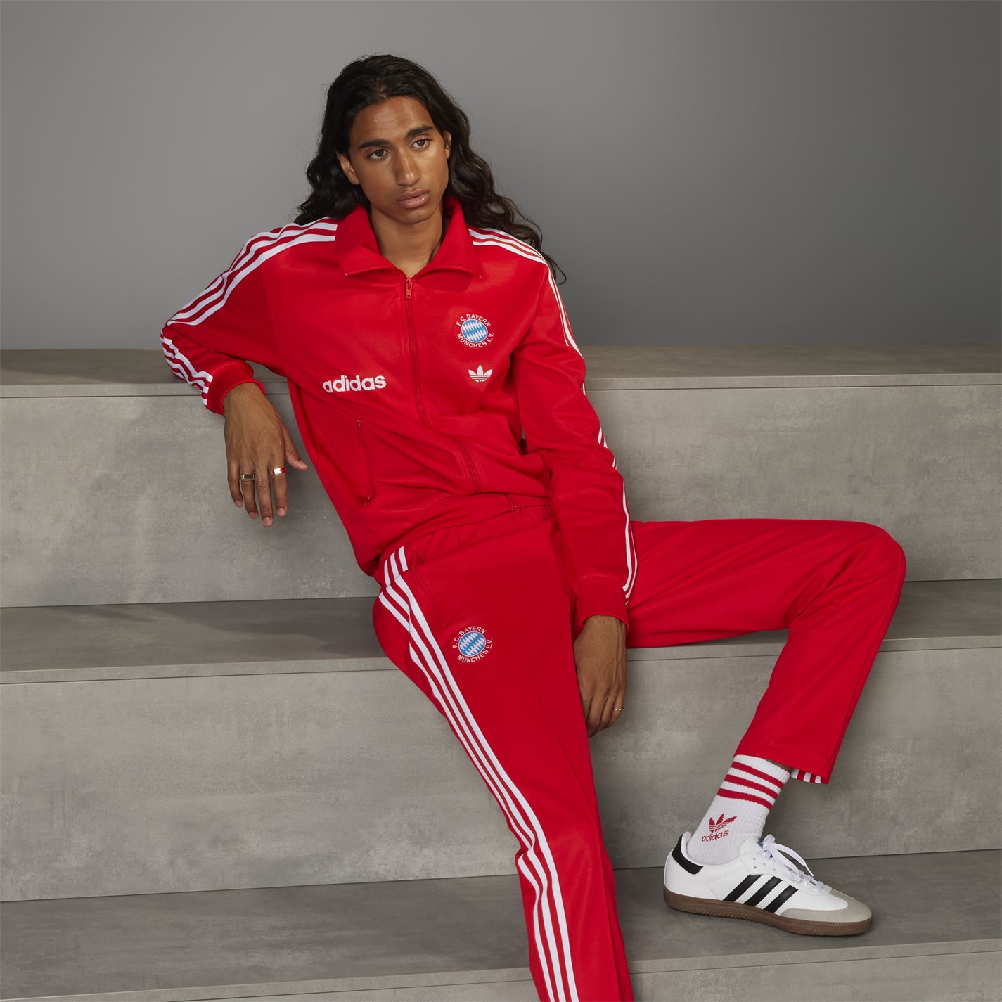 adidas Bayern Munich Beckenbauer Track Top adulti