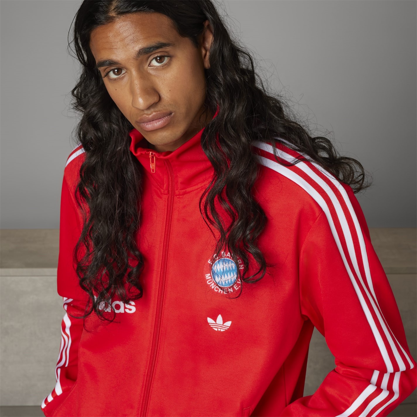 adidas Bayern Munich Beckenbauer Track Top adulti