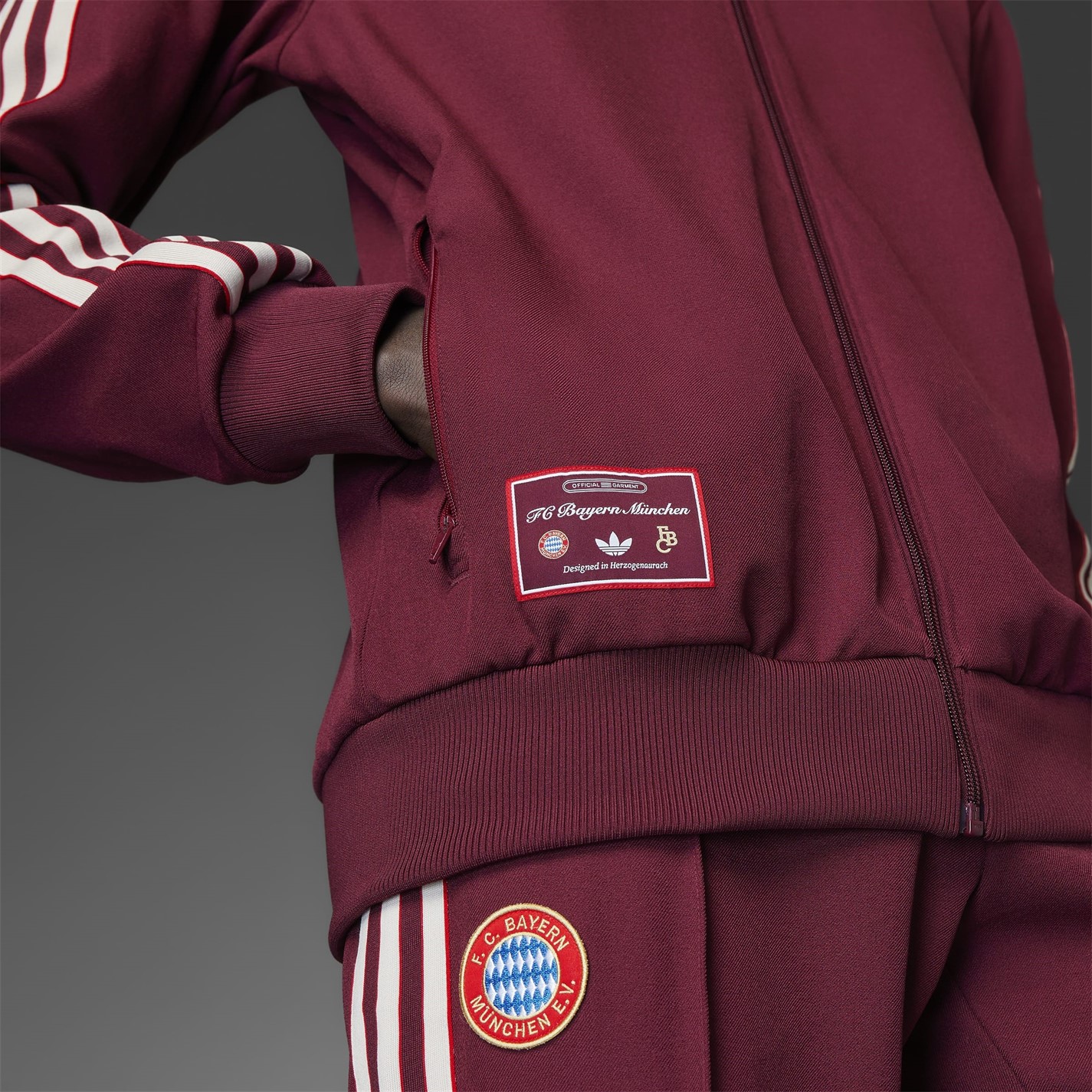 adidas FC Bayern Terrace Icons Track Top adulti