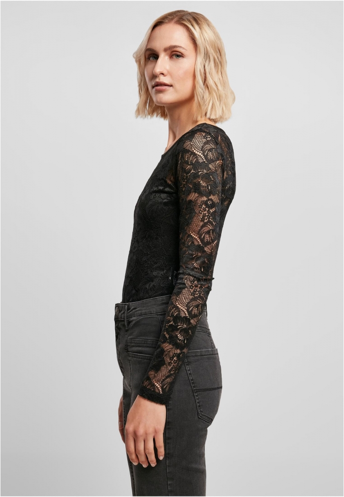 Lace Longsleeve Body dama Urban Classics