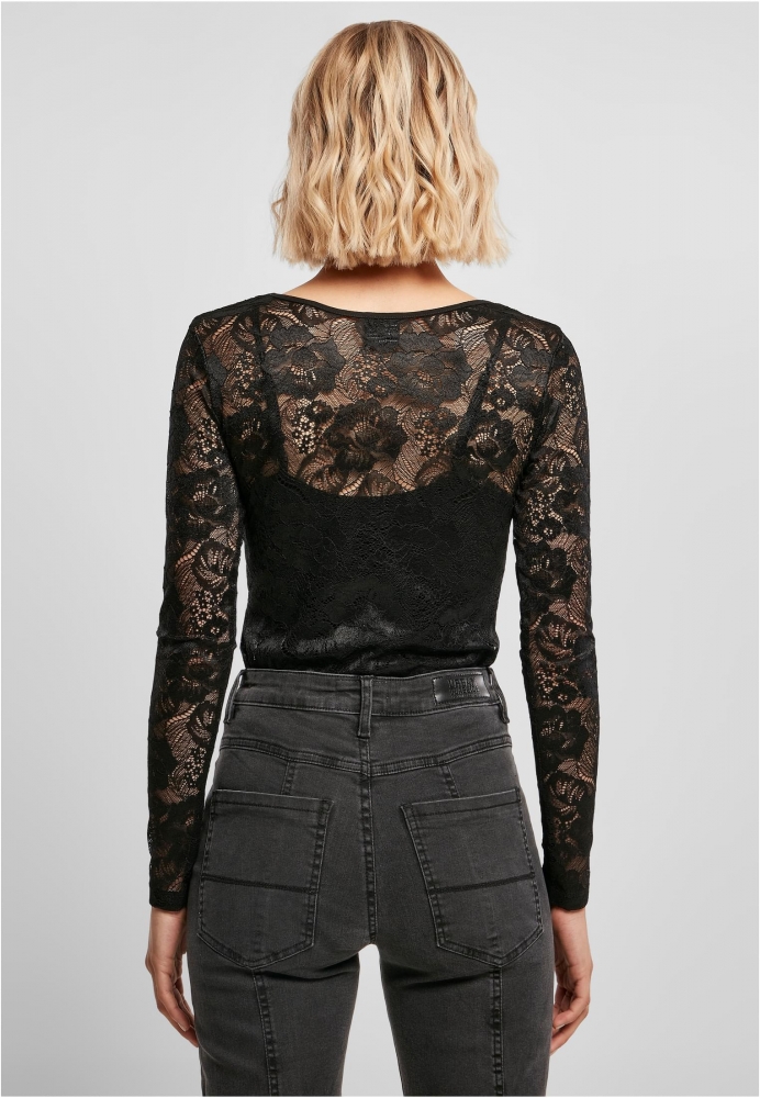 Lace Longsleeve Body dama Urban Classics