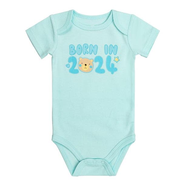 Hello World Boy 2024 Bodysuit and Hat Set bebelus