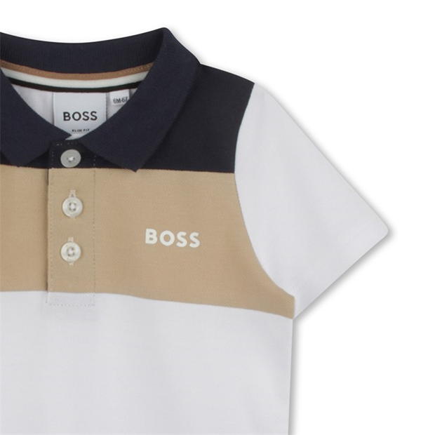 Boss Boss Collared Block Polo