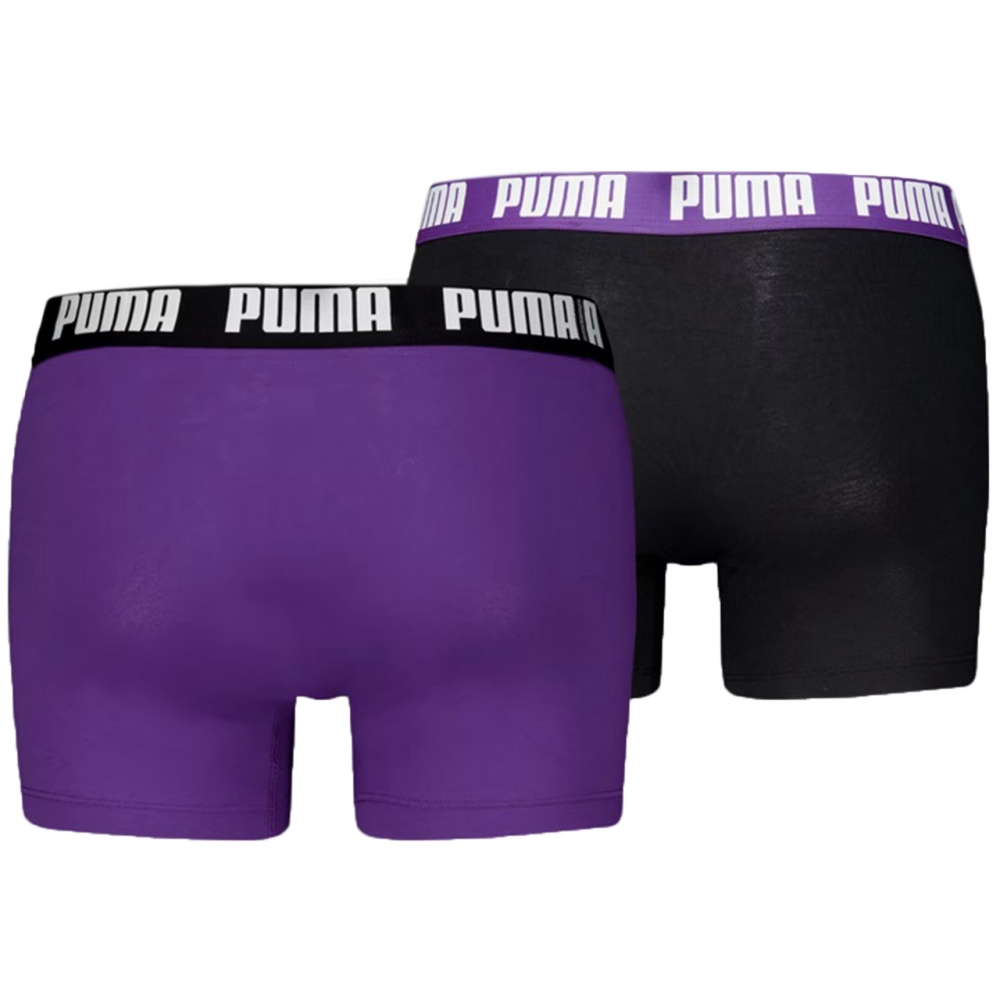 Lenjerie intima barbati Puma Everyday Basic 2p mov, negru 938320 14