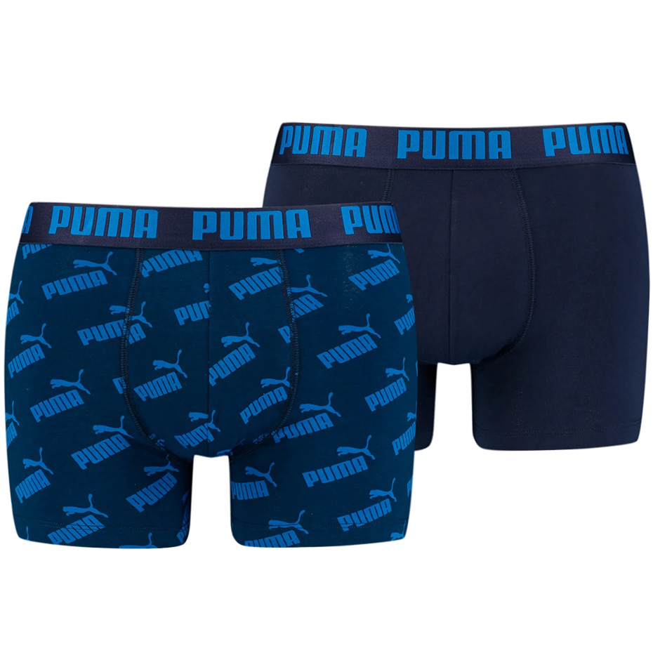 Lenjerie intima Bokserki Puma Men Aop 2P granatowe 935054 02