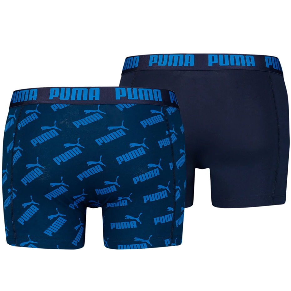 Lenjerie intima Bokserki Puma Men Aop 2P granatowe 935054 02