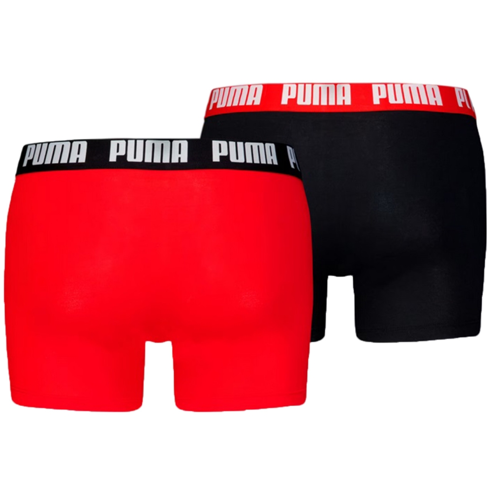 Boxeri pentru b?rba?i Puma Everyday Basic 2p ro?u, negru 938320 10