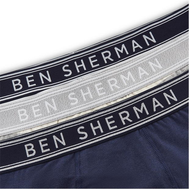 Lenjerie intima Ben Sherman Sherman 3 Pack Pattern Kier