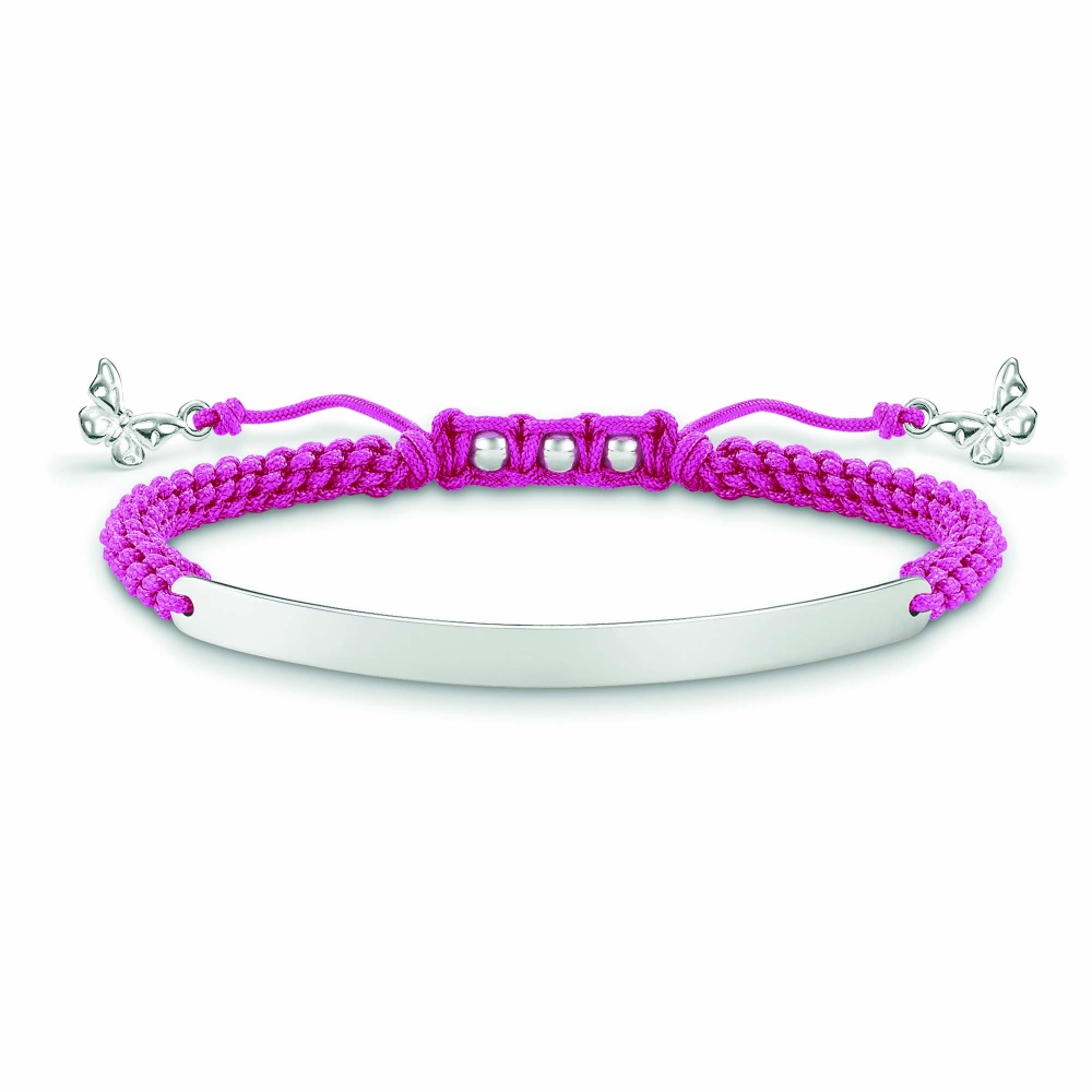 Bratari THOMAS SABO A00631739L21v pentru Femei pink, argintiu