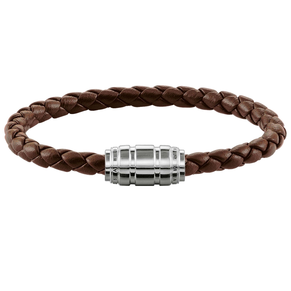 Bratari UNISEX THOMAS SABO UB00198232L19 brown, argintiu