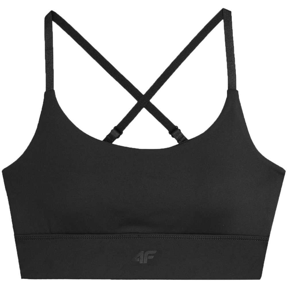 Sports bra 4F F079 deep black 4FAW23USBAF079 20S