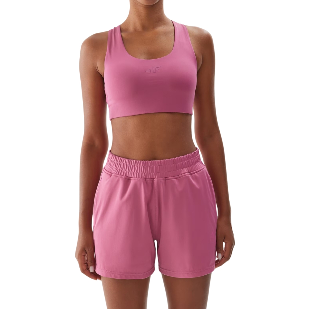 Sports bra 4F F140 dark pink 4FWAW24USBAF140 53S