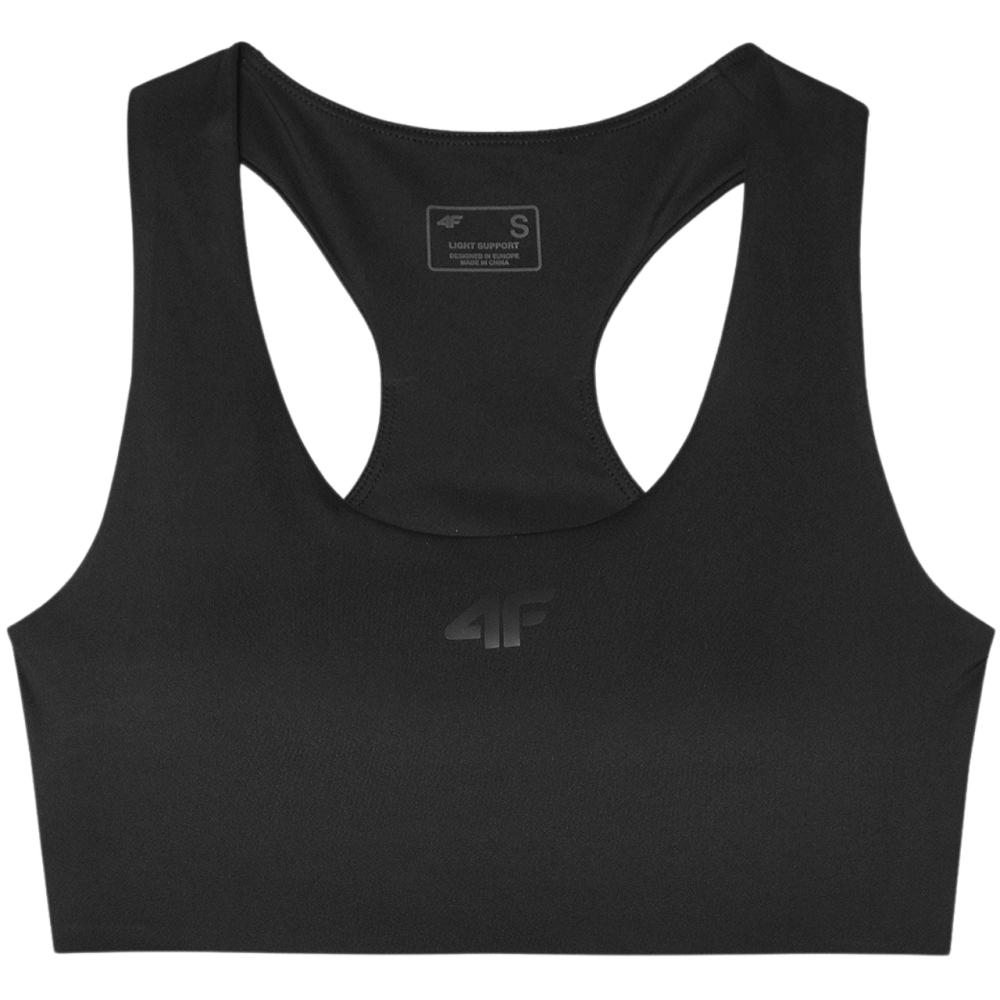 Sports bra 4F F140 deep black 4FWAW24USBAF140 20S