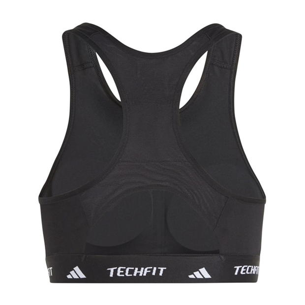 adidas TECHFIT Medium Support High Neck Sports Bra dama