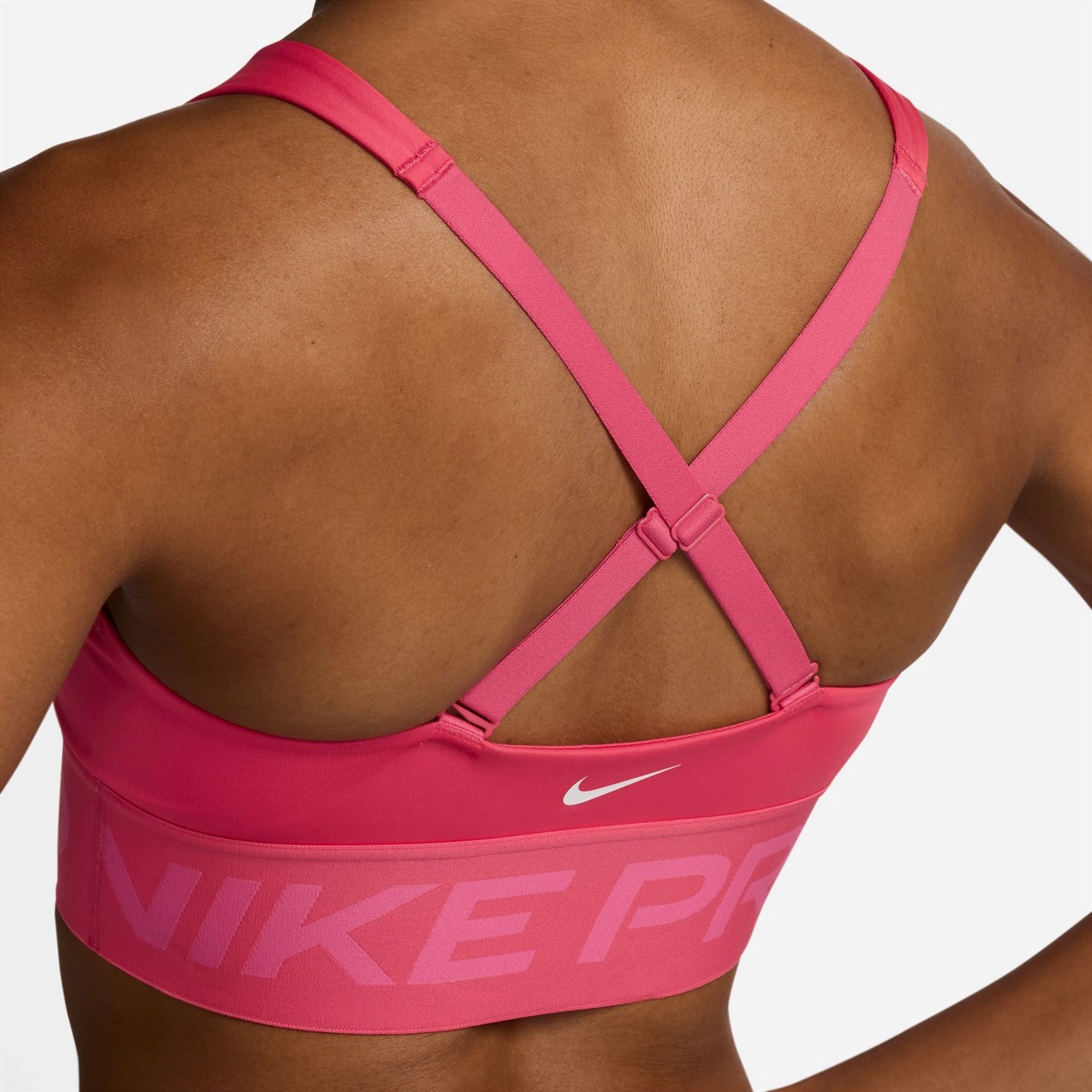 Nike Pro Indy Plunge Medium-Support Padded Sports Bra Medium Impact dama