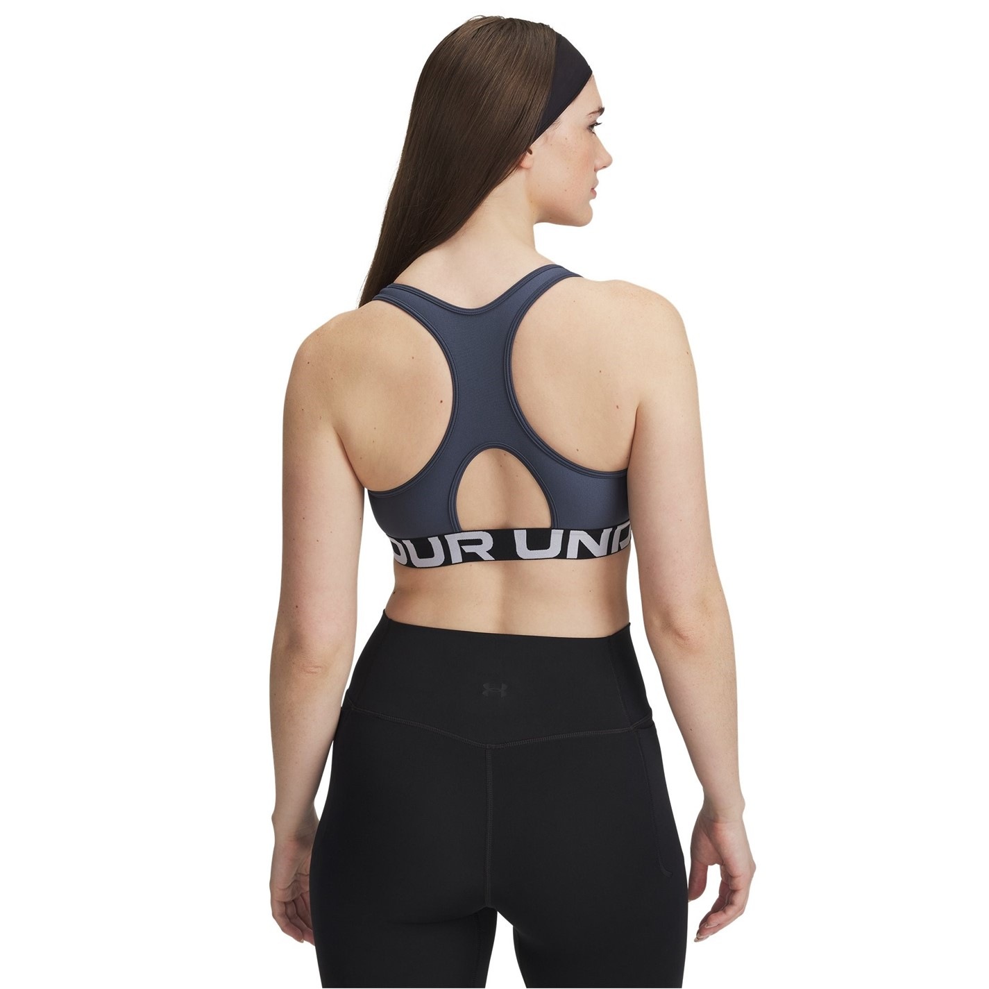 Under Armour Armour HeatGearr Armour Mid Branded Sports Bra dama