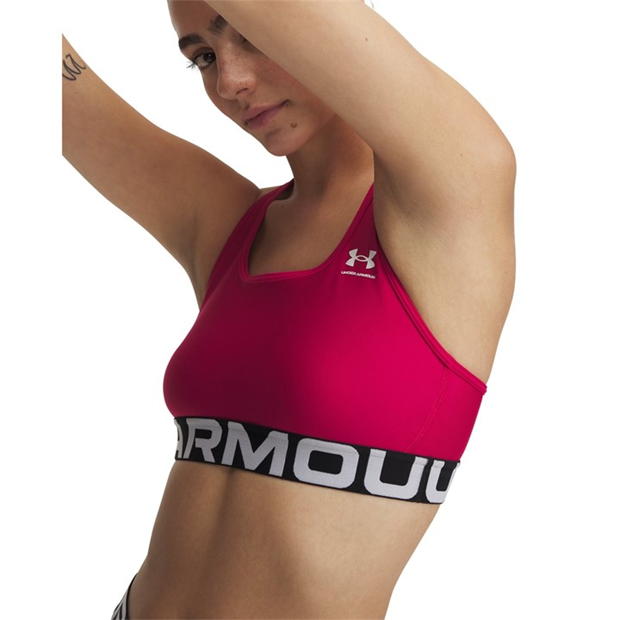 Under Armour Armour HeatGearr Armour Mid Branded Sports Bra dama