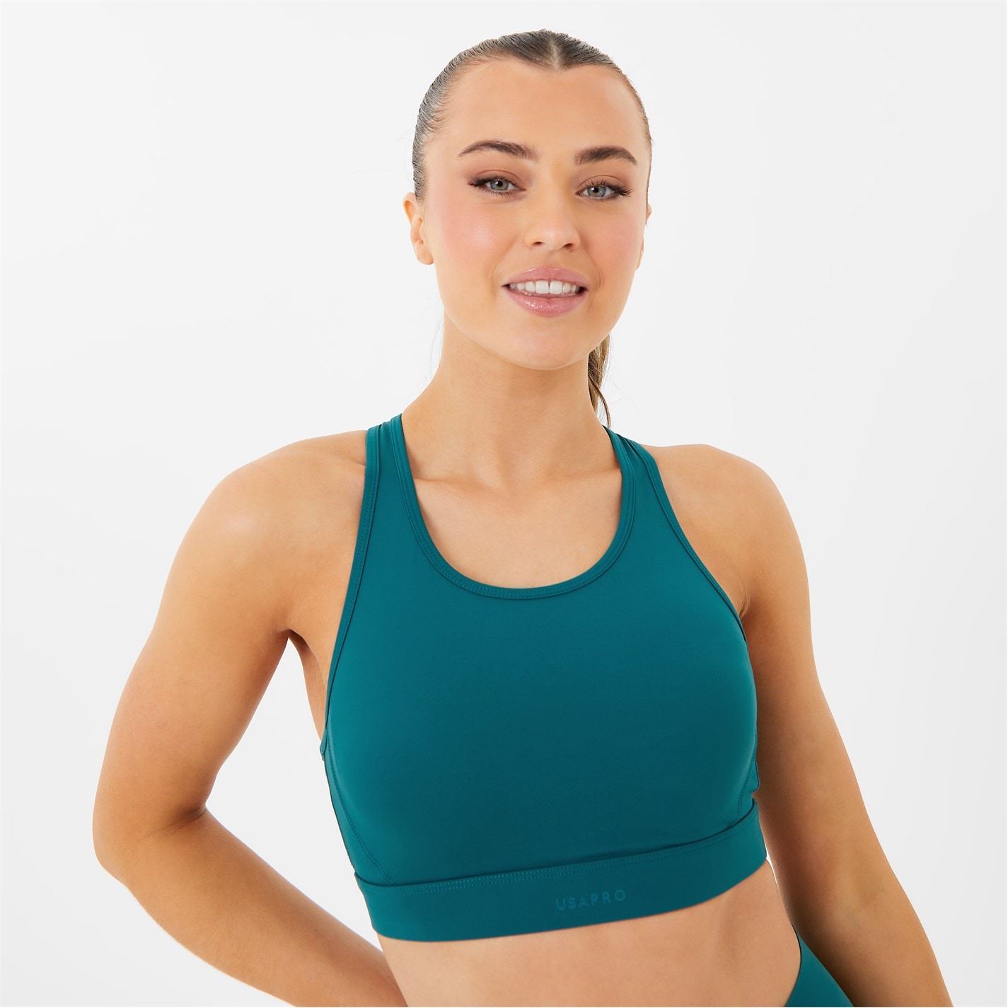 USA Pro Core Racer Back Sports Bra