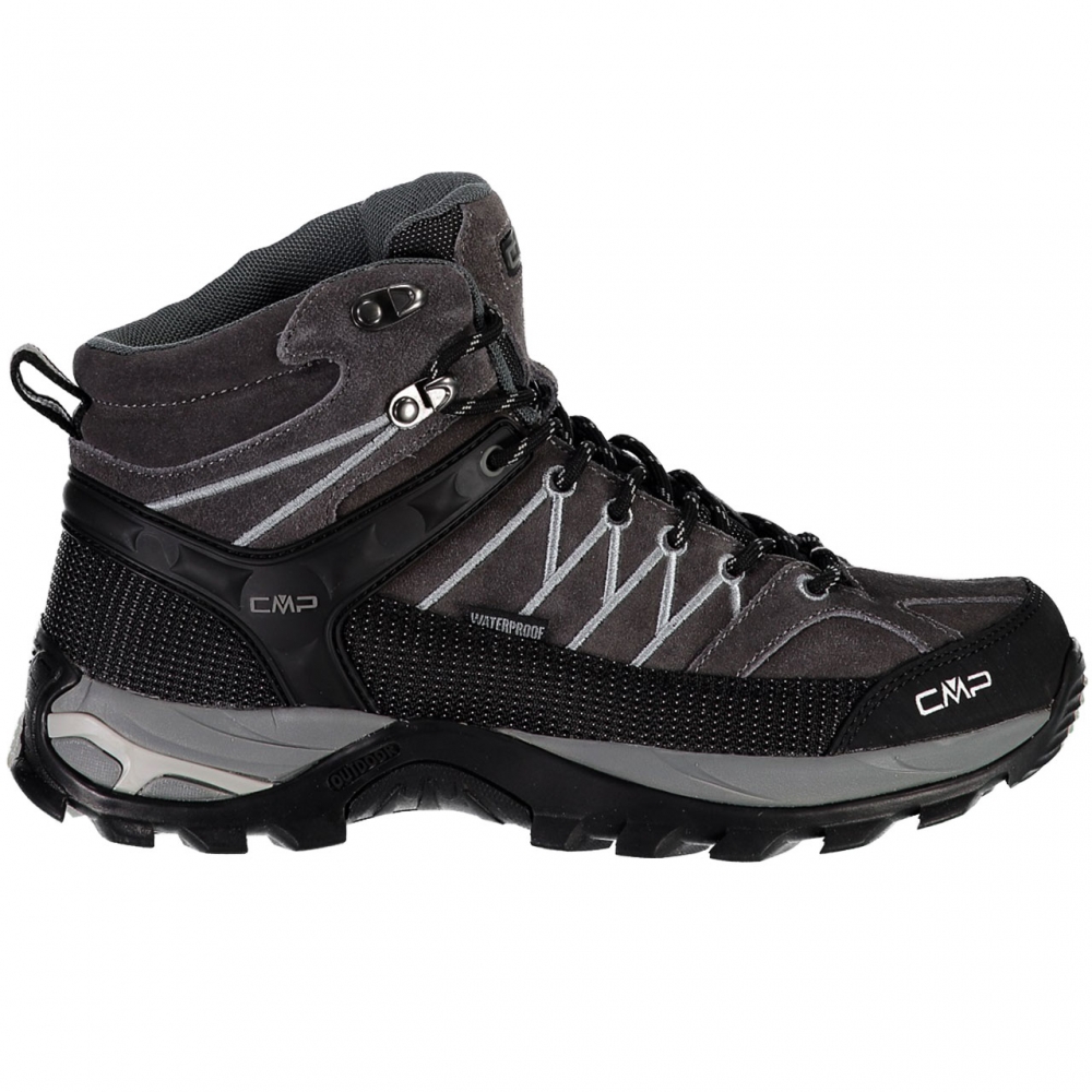 Buty trekkingowe meskie CMP Rigel Mid WP szaro-czarne 3Q12947U862