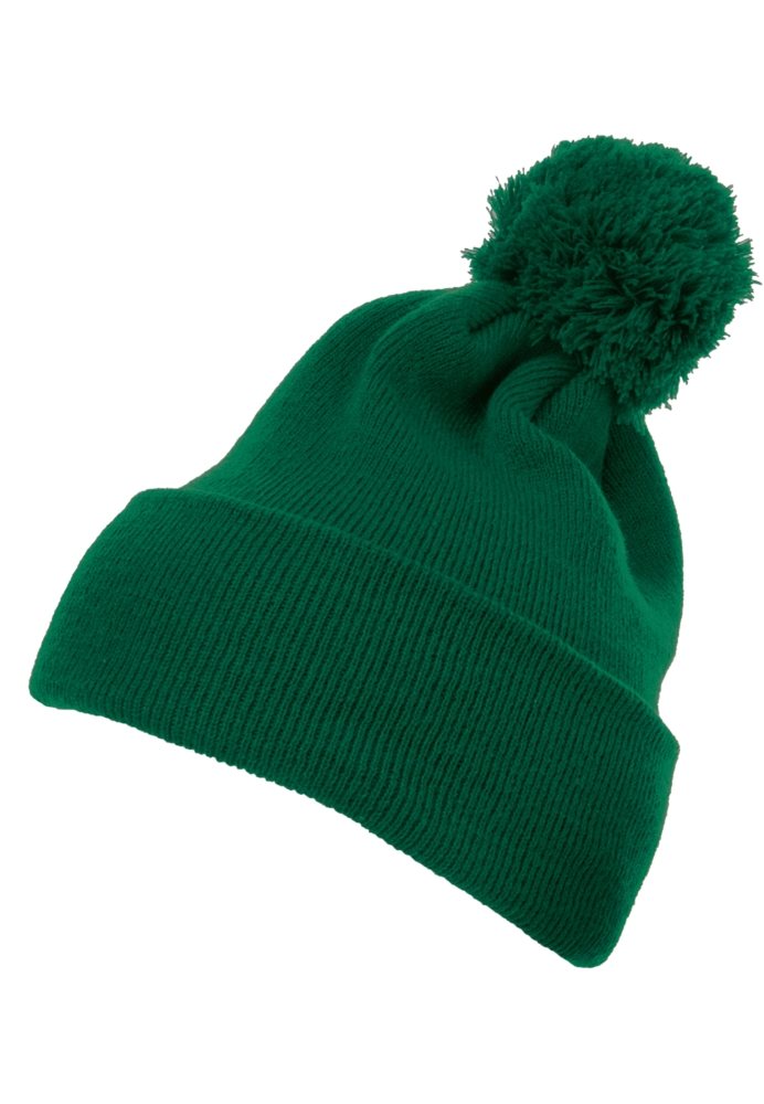 Cuffed Pom Pom Knit Beanie Flexfit