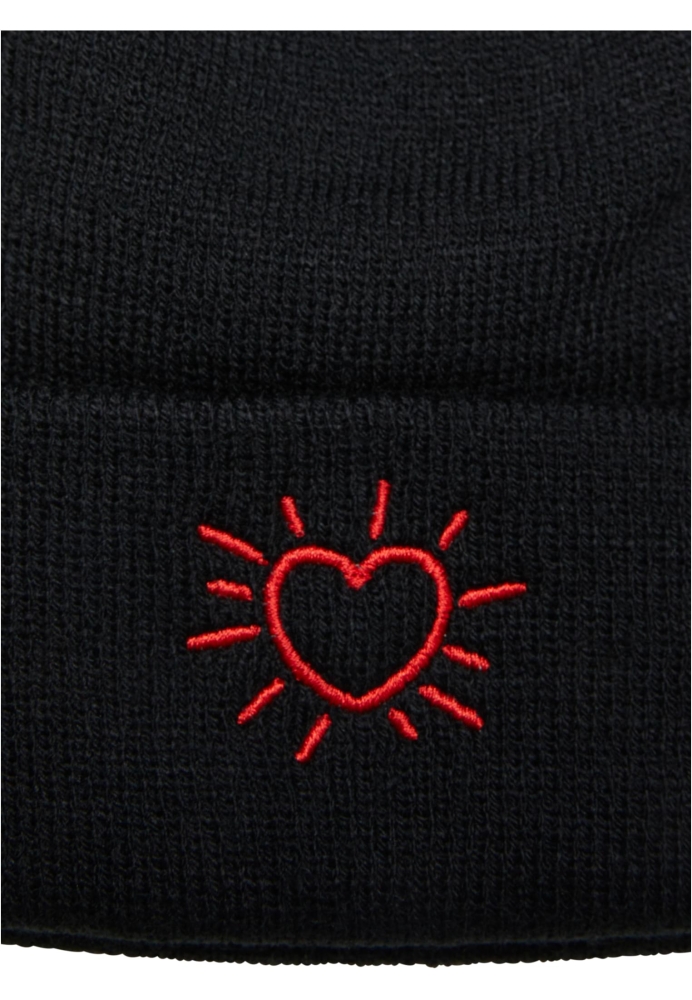 Glowing Heart Beanie Mister Tee