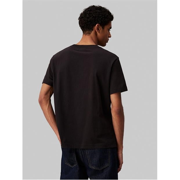 Tricou Blug Calvin Klein CHENILLE MONOLOGO Calvin Klein Jeans