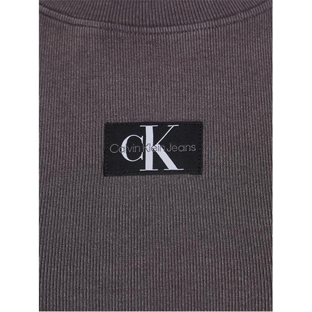 Blug Calvin Klein CKJ Rib Lbl SlimT Ld42 Calvin Klein Jeans