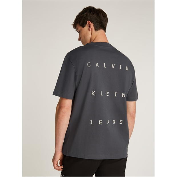 Tricou Blug Calvin Klein STAMP BACK GRAPHIC RELAXED Calvin Klein Jeans