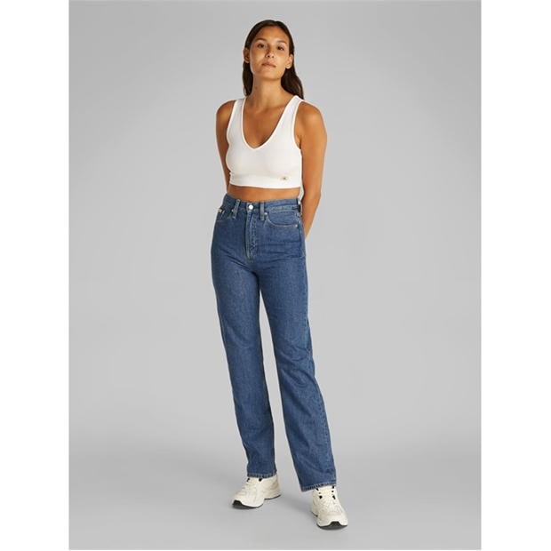 Blug Calvin Klein HIGH RISE STRAIGHT Calvin Klein Jeans