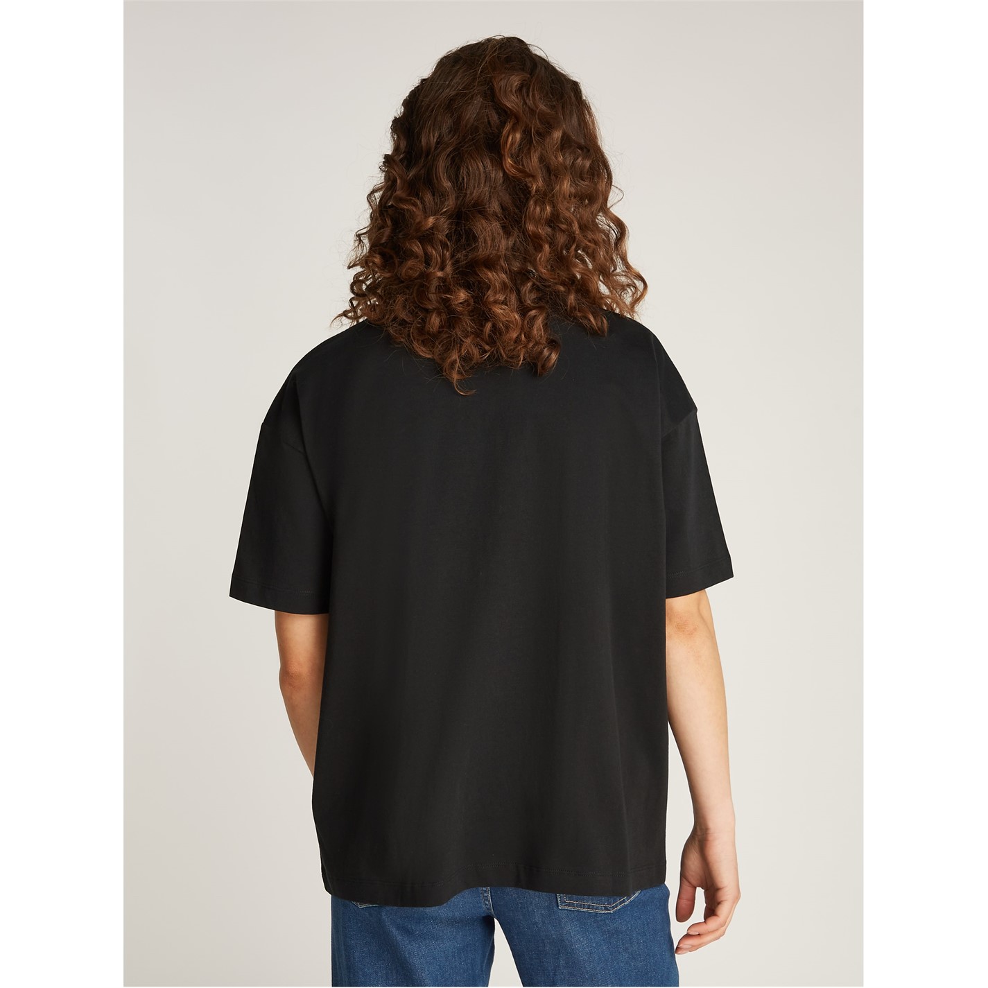 Tricou Blug Calvin Klein TEXTURED MONOLOGO BOYFRIEND Calvin Klein Jeans