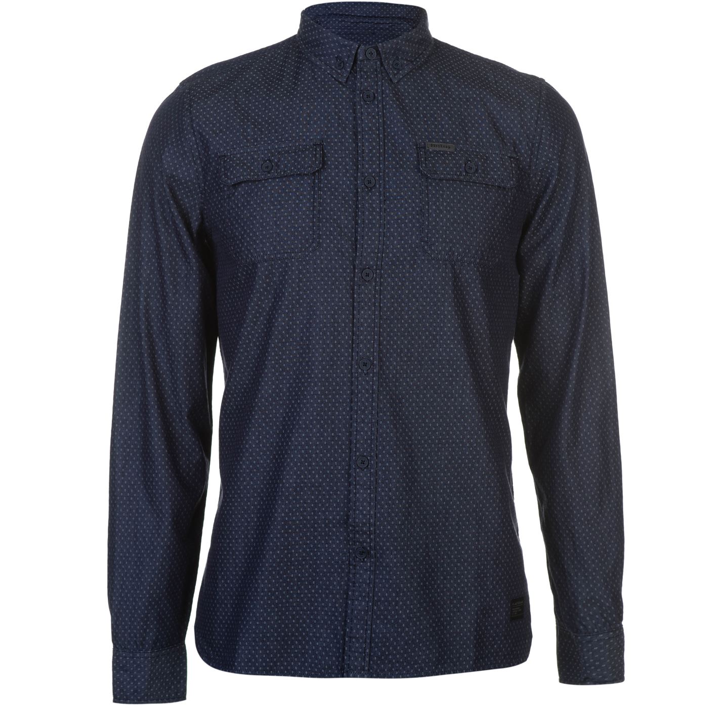 Camasa Firetrap Blackseal Dobby Chambray