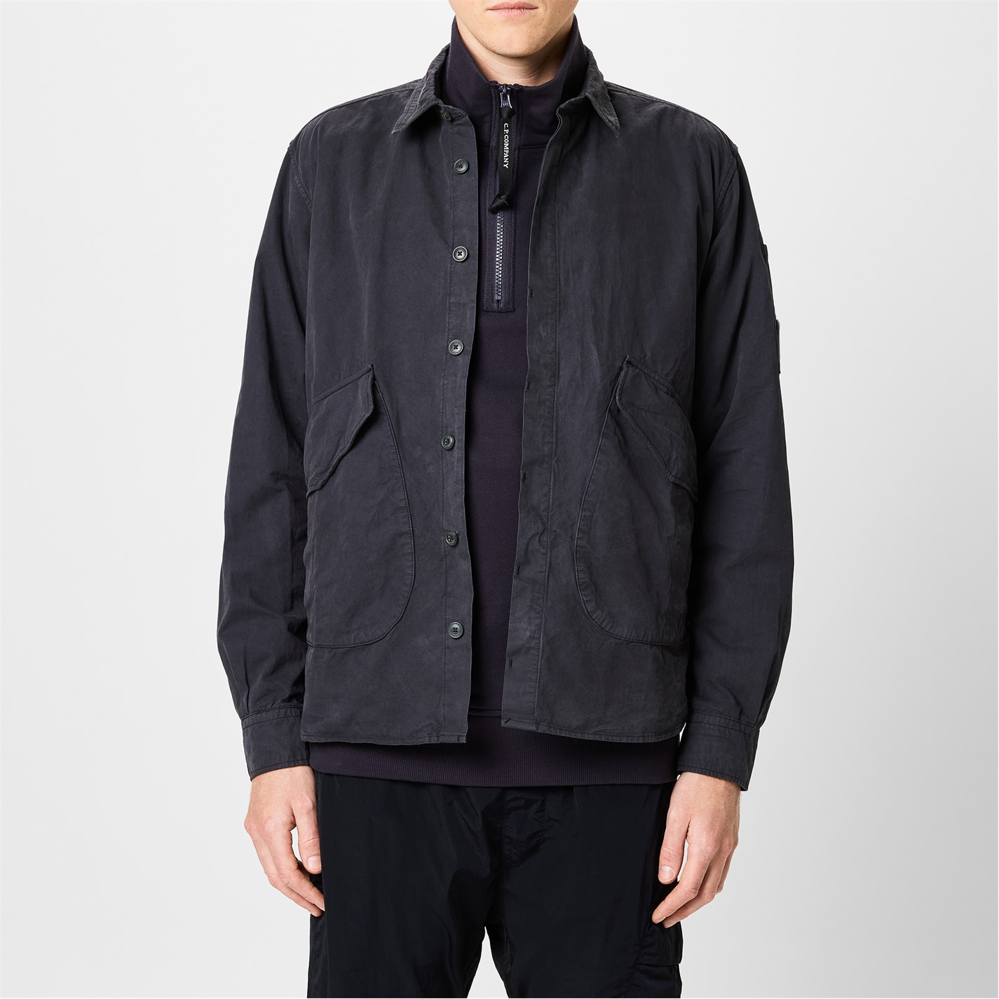 CP COMPANY Microreps Button Overshirt