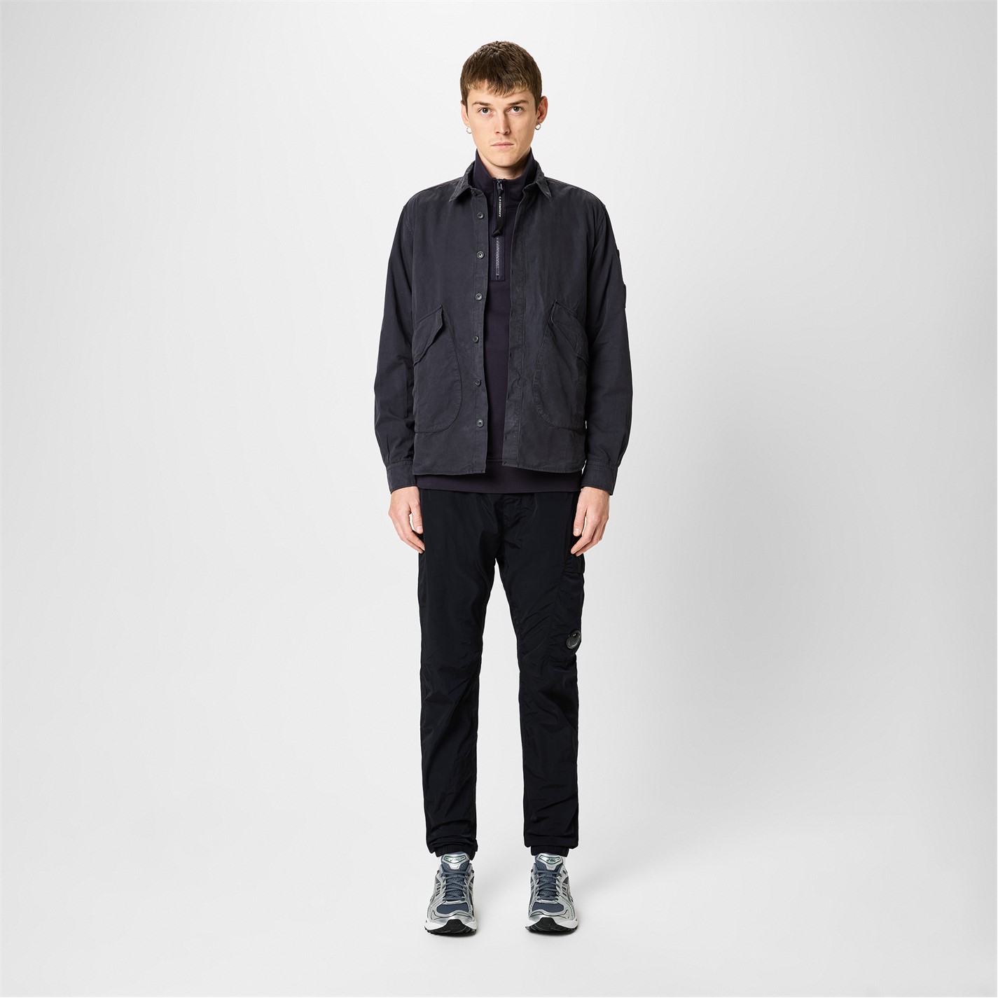 CP COMPANY Microreps Button Overshirt