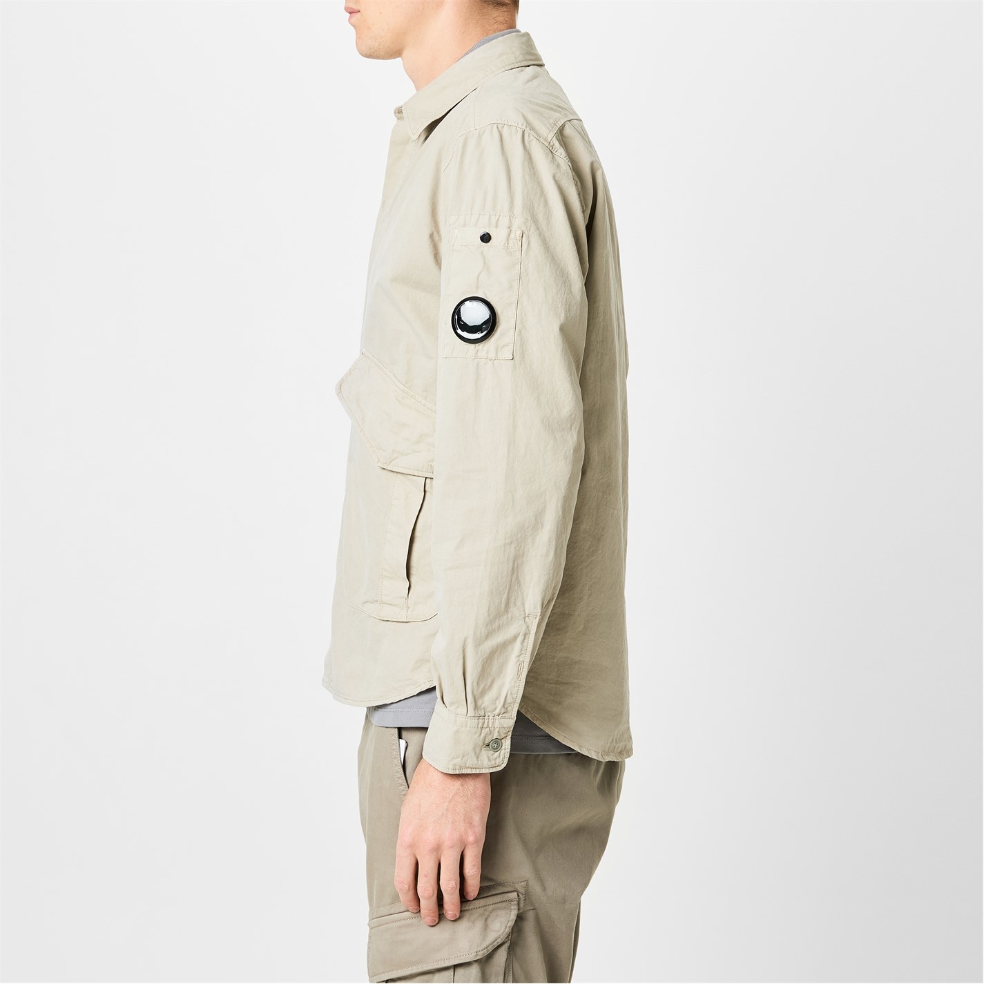 CP COMPANY Microreps Button Overshirt