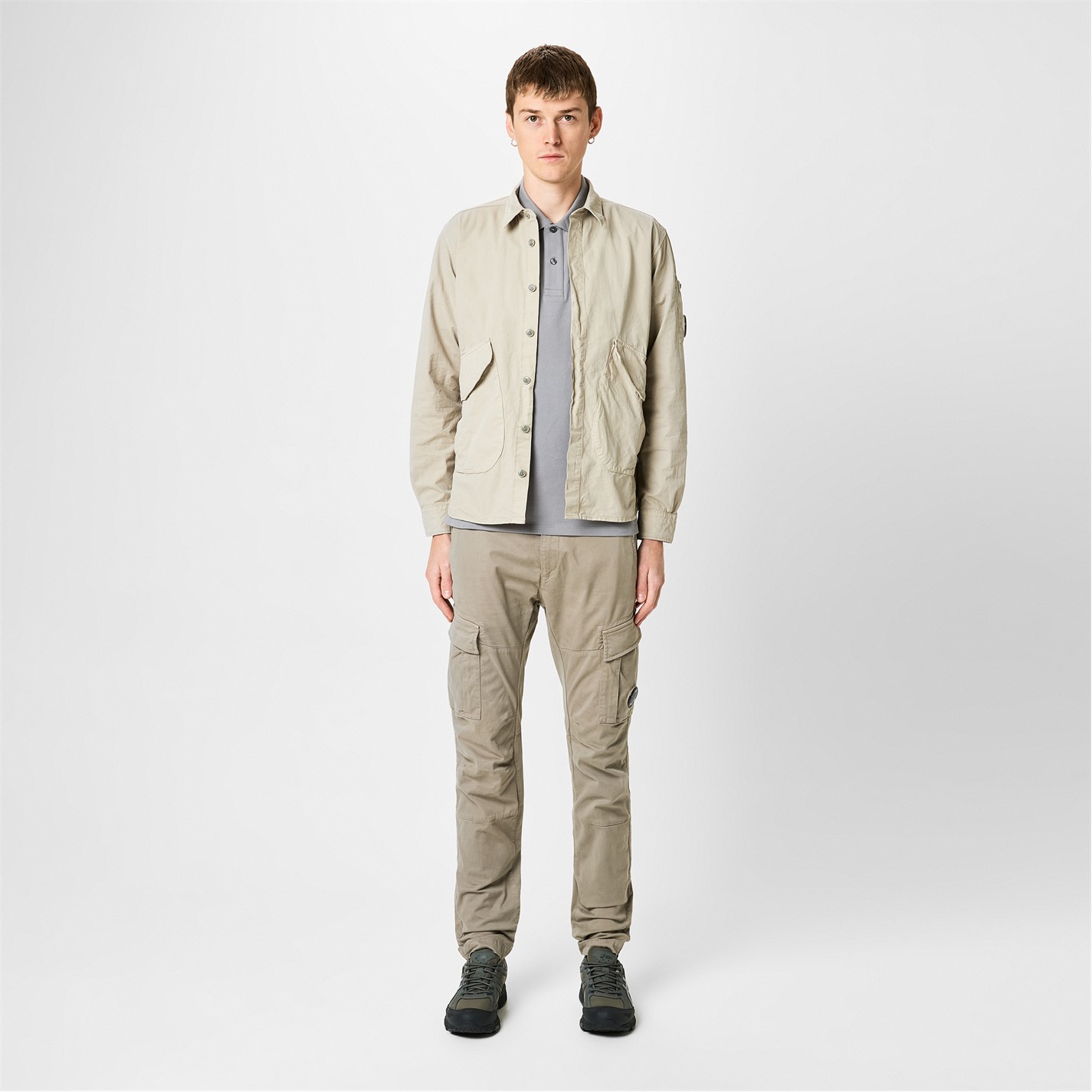 CP COMPANY Microreps Button Overshirt