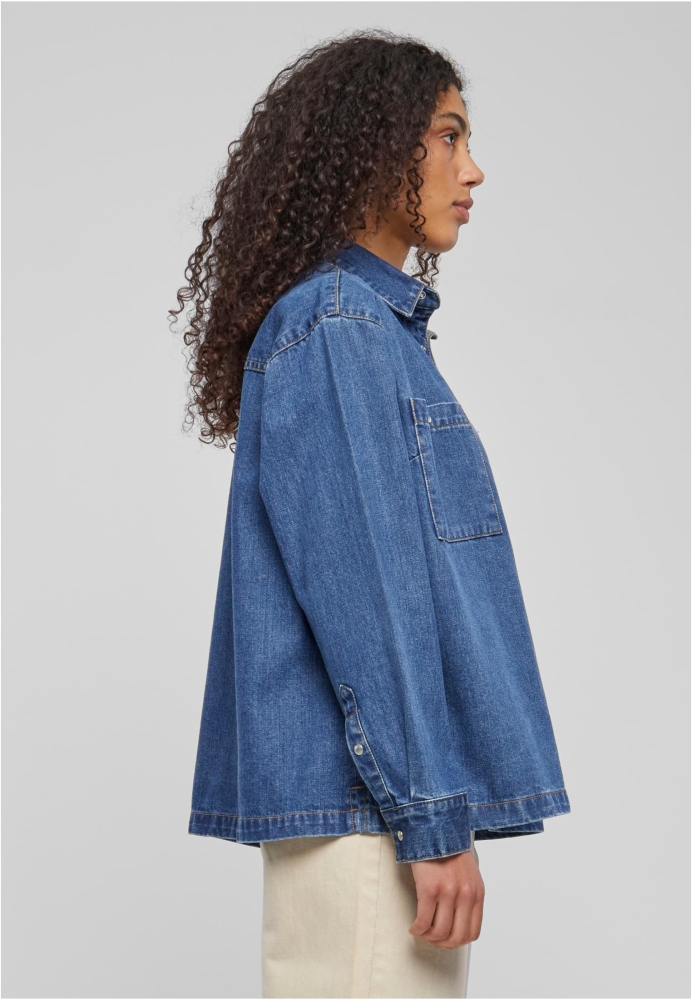 Camasa Oversized Denim dama Urban Classics