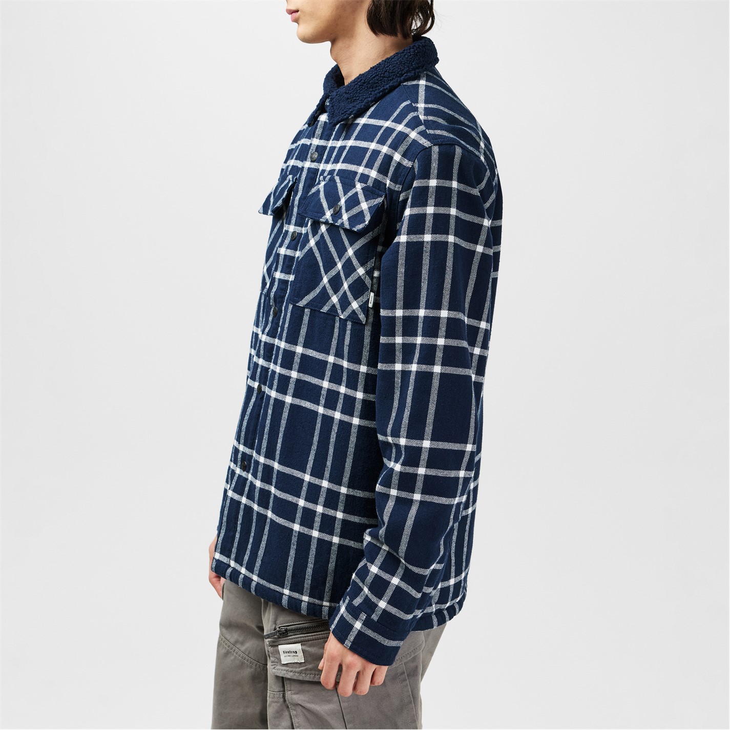 Firetrap Borg Check Overshirt barbat