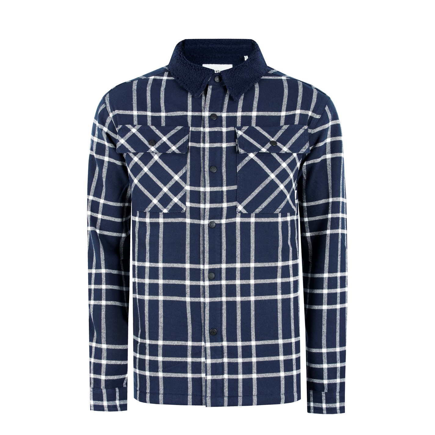 Firetrap Borg Check Overshirt barbat