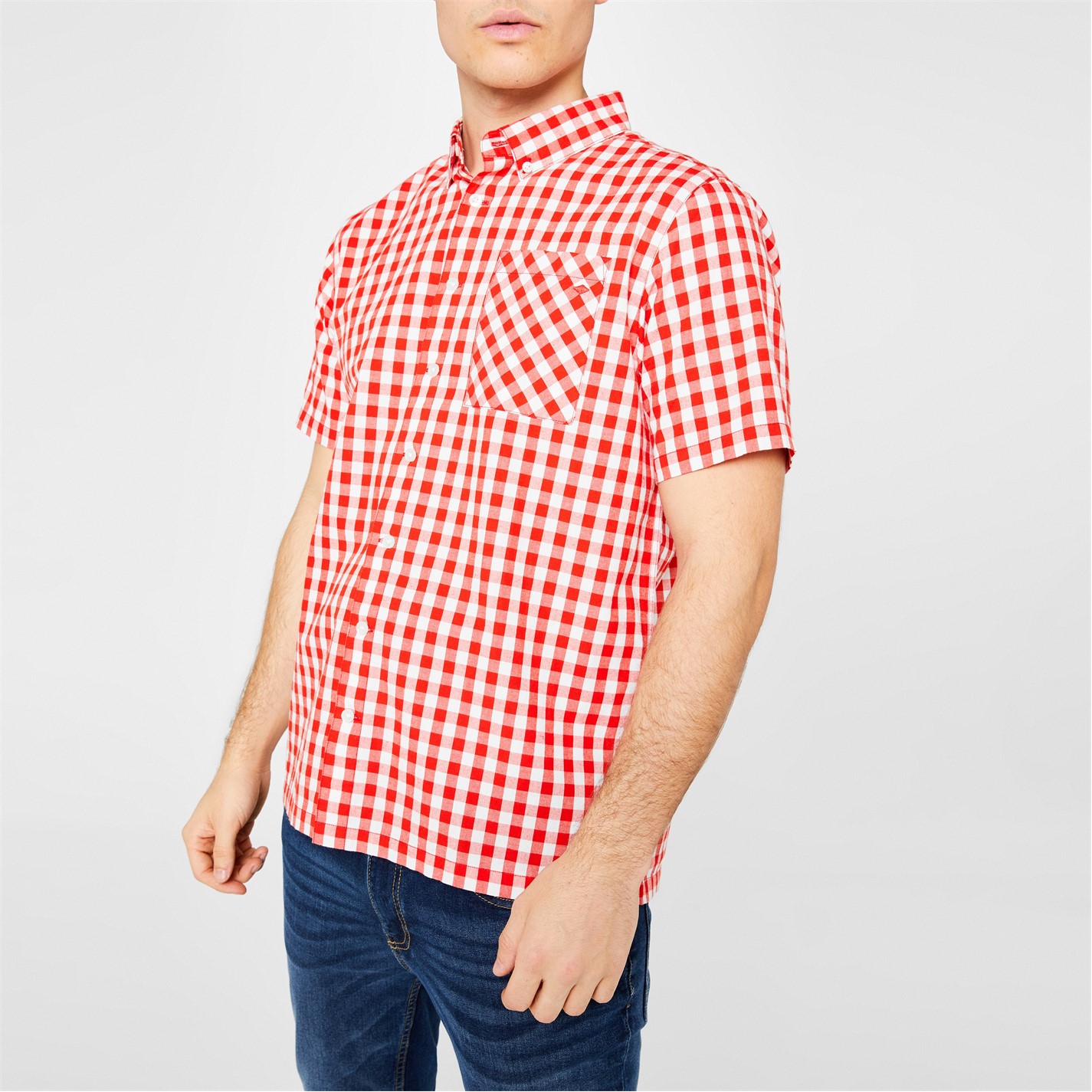 Camasa Lee Cooper Maneca Scurta Gingham barbat