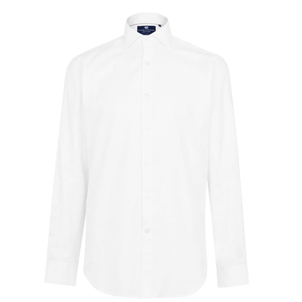 Camasa Haines and Bonner Frederick Tailored Fit Cutaway Collar Cotton Twill