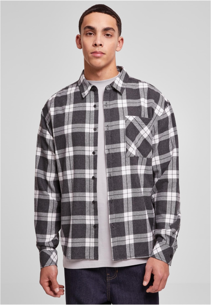 Camasa Boxy Dark Checked Urban Classics