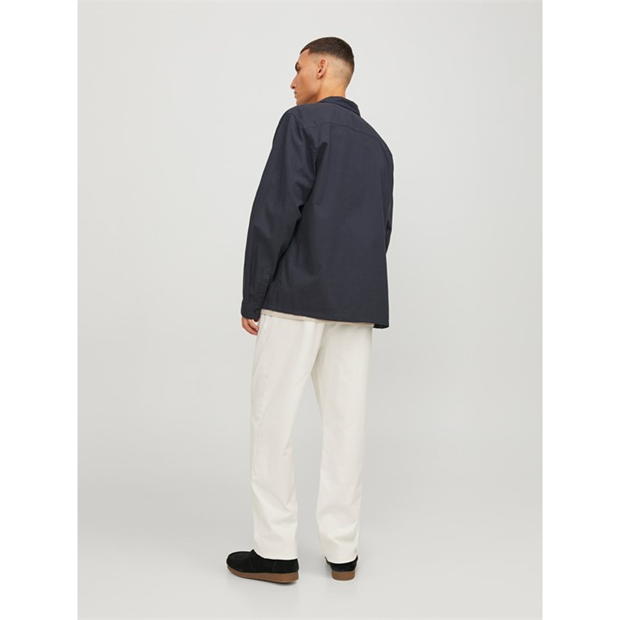 Jack and Jones Venice Linen Blend Maneca Lunga Overshirt