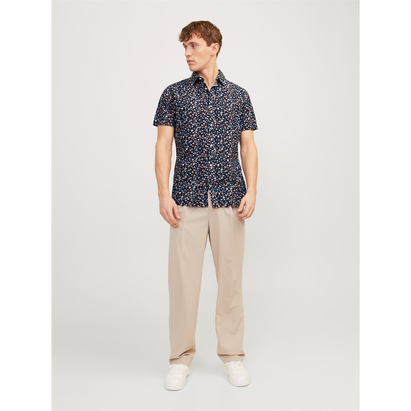 Camasa Maneca Scurta Jack and Jones Floral Print barbat