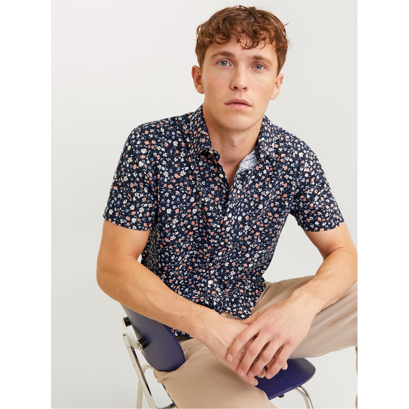 Camasa Maneca Scurta Jack and Jones Floral Print barbat