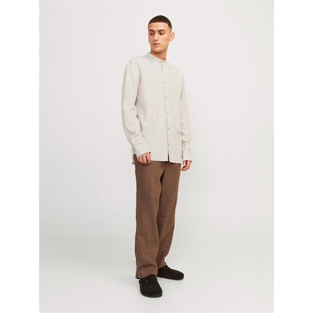 Camasa Jack and Jones Maneca Lunga Buttoned Linen