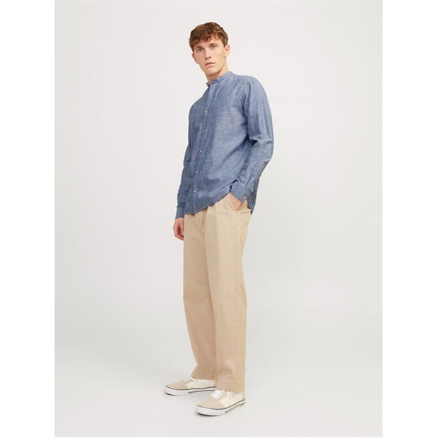 Camasa Jack and Jones Maneca Lunga Buttoned Linen