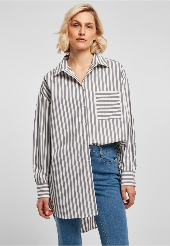 Camasa Oversized Stripe dama Urban Classics