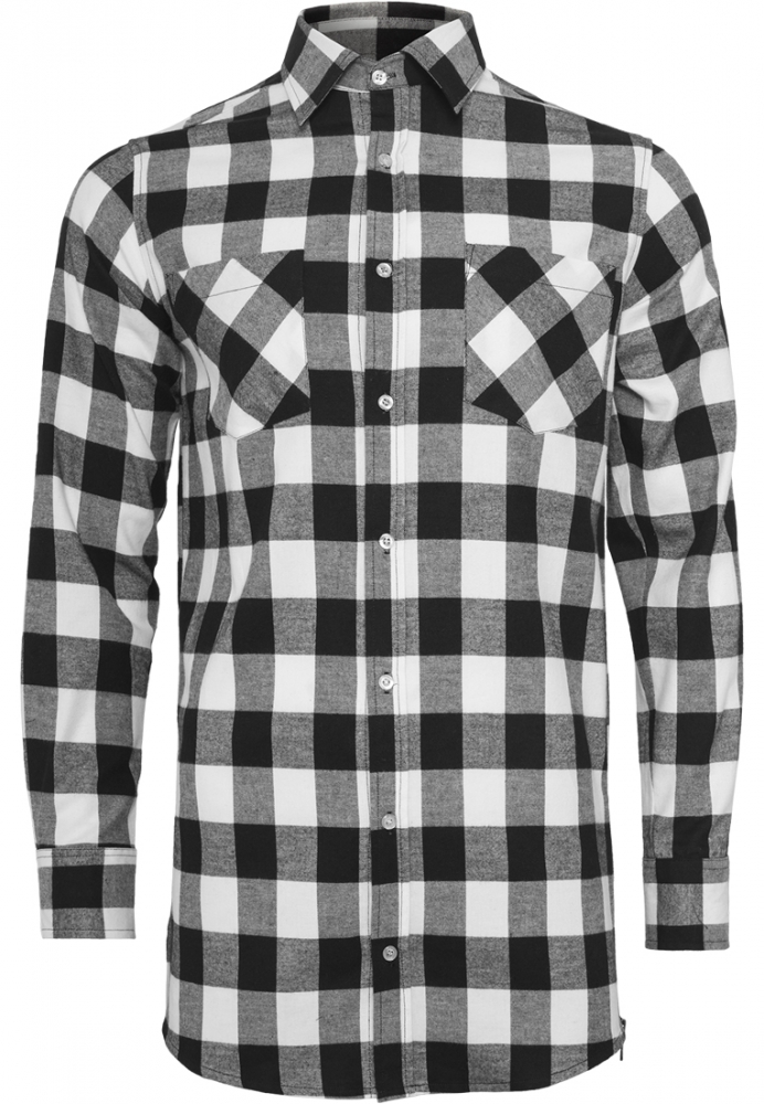 Camasa Side-Zip Long Checked Flanell Urban Classics