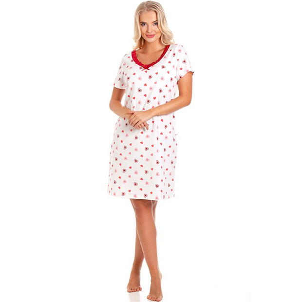 Camille Sleeved Knee Length Nightshirt