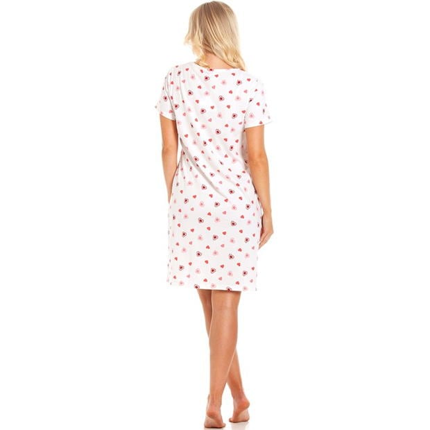 Camille Sleeved Knee Length Nightshirt